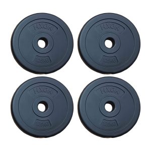 HXGN 4 x 1.25kg Standard 1" Weight Plates