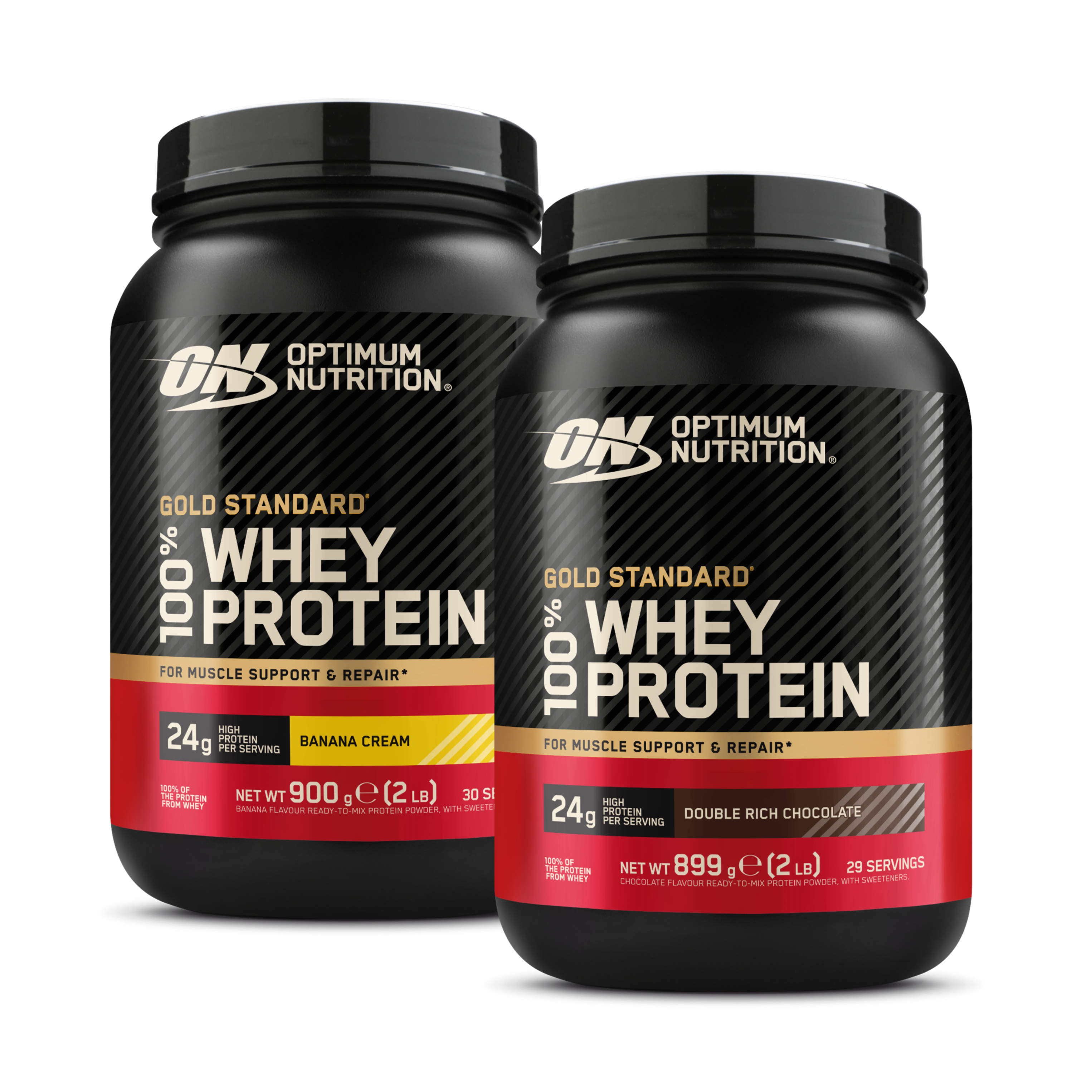2x Gold Standard 100% Whey Protein Powder (900g) 2x Gold Standard 100% Whey Protein Powder (900g)
