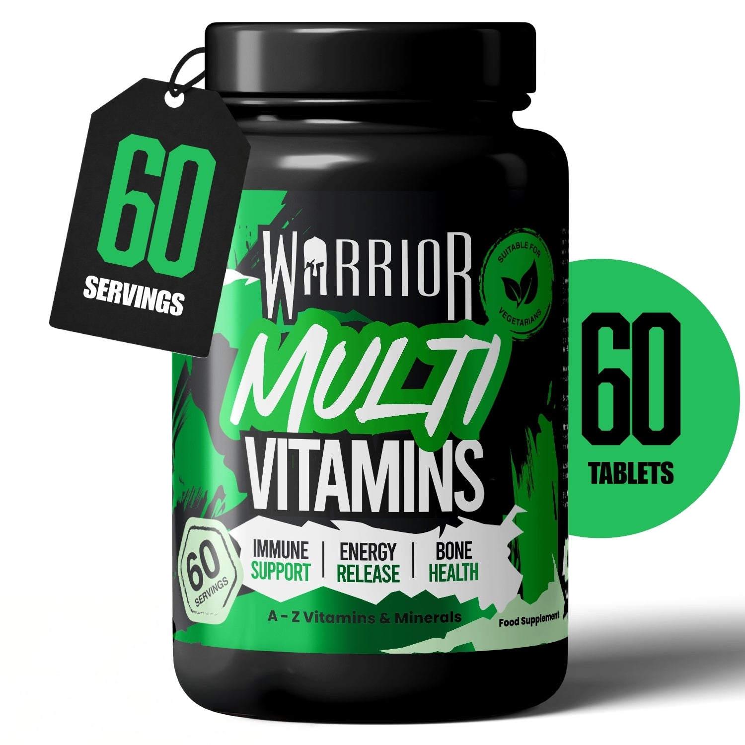Warrior Multi Vitamin - 60 Tablets (2 Month Supply) Warrior Multi Vitamin – 60 Tablets (2 Month Supply)