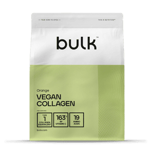 Bulk Vegan Collagen Powder - 31 Servings - Orange - Added Vitamin C - Vegan Protein Drink - Healthy Skin & Hair Supplement
