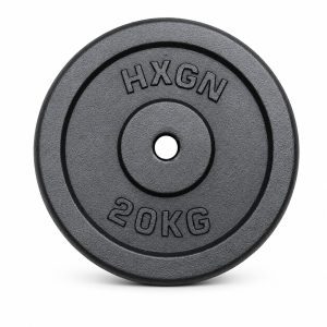 HXGN 1 x 20kg Cast Iron 1” Weight Plate