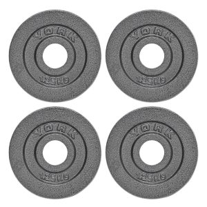 York Olympic Hammertone Cast Iron Weight Plates 4 x 1.25kg