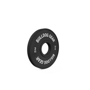 Bulldog Gear - Black Fractional Weight Change Plates 1.0 - 0.5kg-5kg — 2.0KG Pair