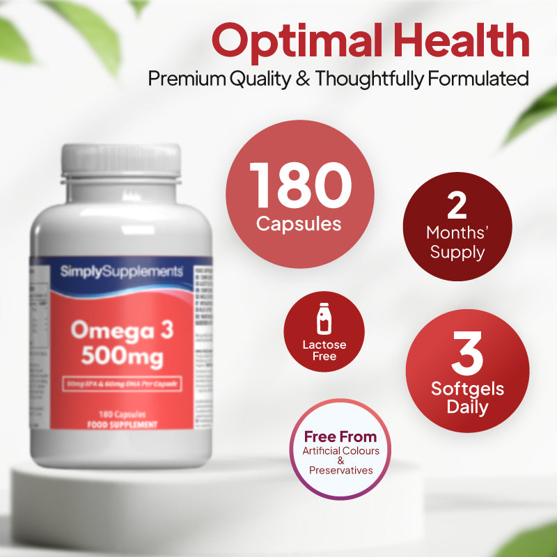 Omega 3 Capsules 500mg - product image 3 Omega 3 Capsules 500mg - retailer product image 3