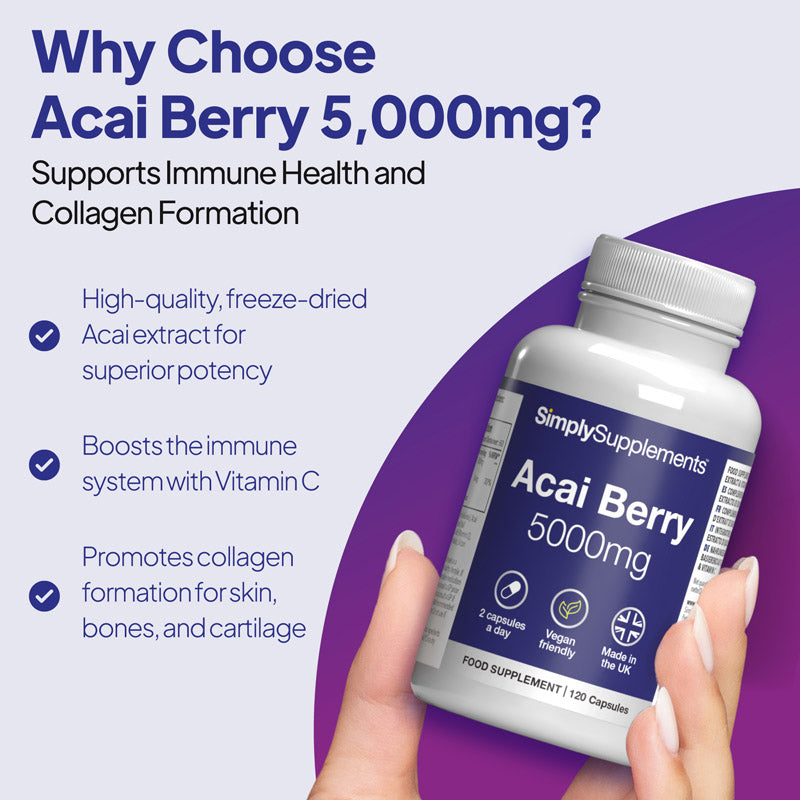 Acai Berry Capsules 5000mg - product image 2 Acai Berry Capsules 5000mg - retailer product image 2