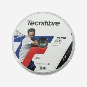 Tennis String Spool Tecnifibre Raxor Soft 1.25 mm 200 m - Black