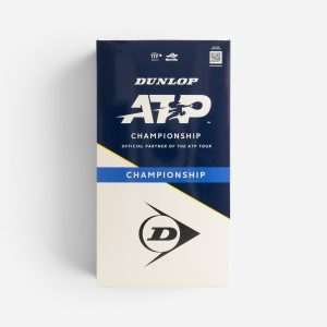 Intermediate Tennis Balls - 2 Tubes Of 4 Balls - Dunlop Championship Bipack