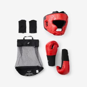 Kids’ Boxing Kit With Gloves - Helmet And Mitts