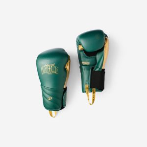 One-piece Foam Boxing Gloves For Experienced Boxers - Green