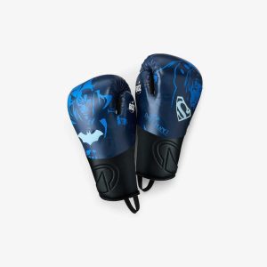 Sturdy And Breathable Batman Superman Boxing Gloves For Kids - Blue