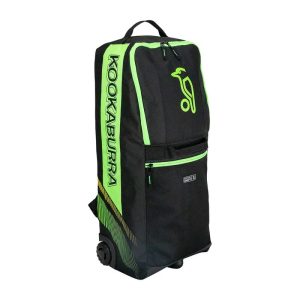 Kookaburra Wd6000 Wheelie Duffle Cricket Bag Black Green