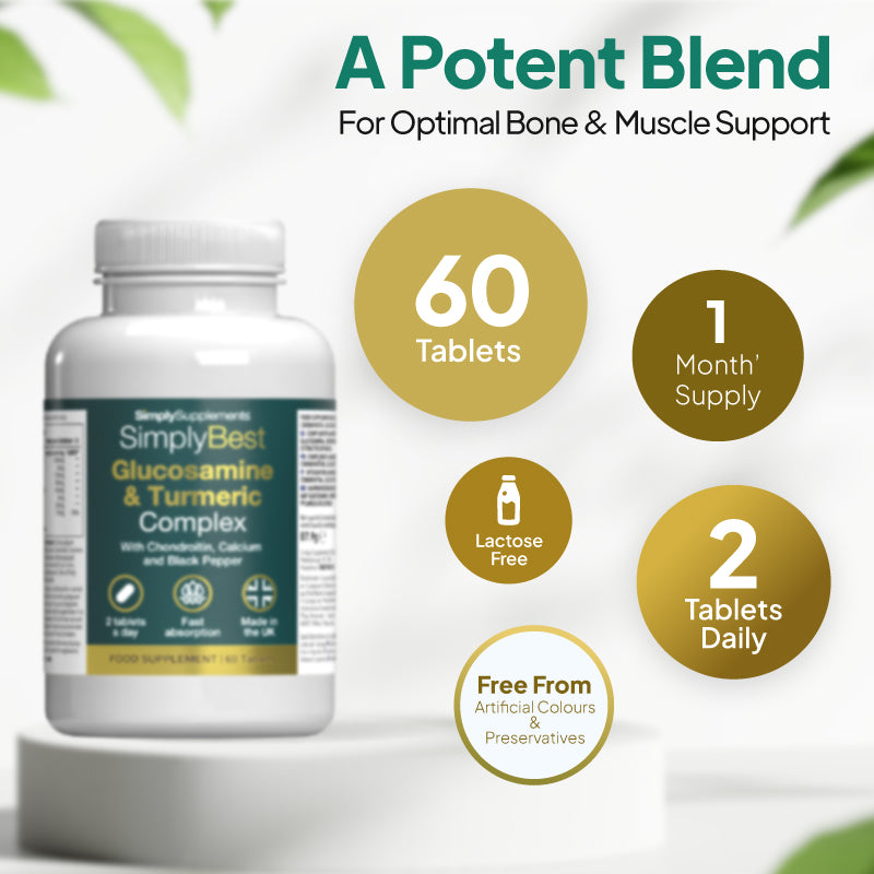 Glucosamine and Turmeric Complex - SimplyBest - product image 3 Glucosamine and Turmeric Complex - SimplyBest - retailer product image 3