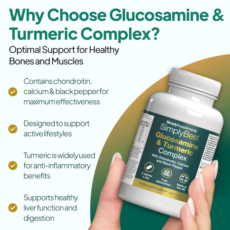 Glucosamine and Turmeric Complex - SimplyBest - product image 2 Glucosamine and Turmeric Complex - SimplyBest - retailer product image 2