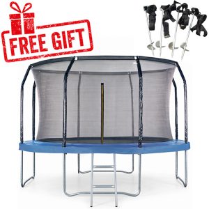Big Foot 12ft Trampoline with Safety Enclosure - Free Ladder & Anchor Kit