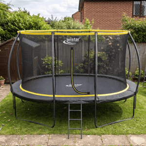 Big Foot Orbit 9x13ft Oval Trampoline With Safety Enclosure Free Ladder Cover & Anchor Kit
