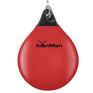 Ironman 15" Aqua Punching Bag Red