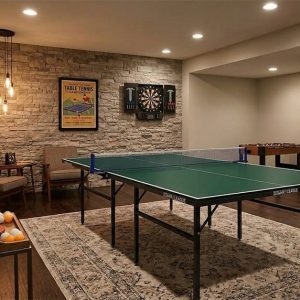 Air League Foldaway Indoor Table Tennis Table Green