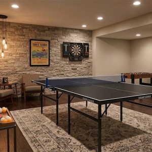 Air League Foldaway Indoor Table Tennis Table Black
