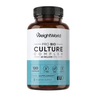 Pro Bio Culture Complex | 60 Billion CFU | 120 Capsules | WeightWorld