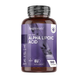 Alpha Lipoic Acid Capsule Supplement | 180 Capsules | WeightWorld