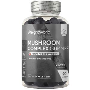 Mushroom(8-in-1)Complex | 2500mg, 90 Gummies | With Natural Berry Flavour