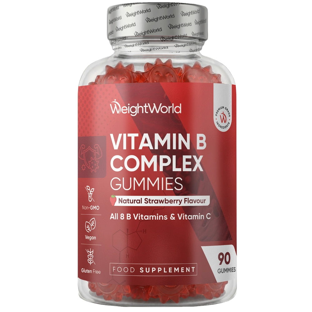 ss-weightworld-51643 Vitamin B Complex 90 Gummies | 8 B Vitamins + Vitamin C | WeightWorld UK